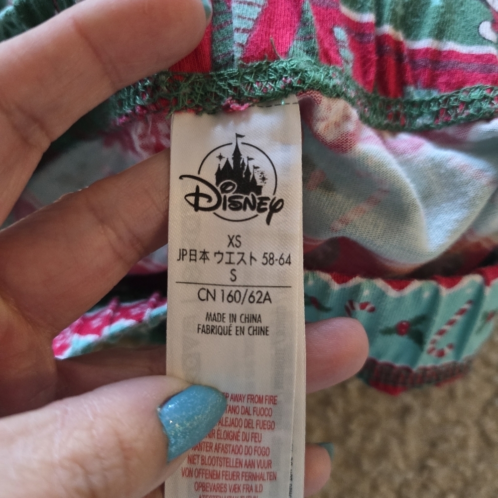 124. Disney Store XMAS PJ Pants XS Small - Picture 5 of 6